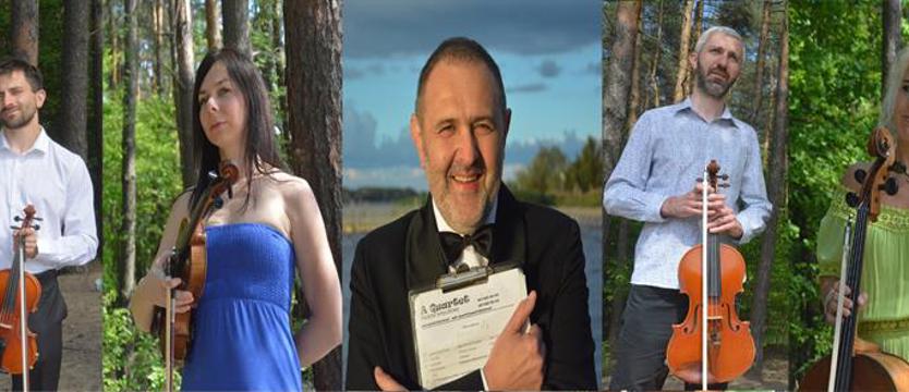 W 80 minut dookoła świata. AQuartet na dziedzińcu Zamku Książąt Pomorskich