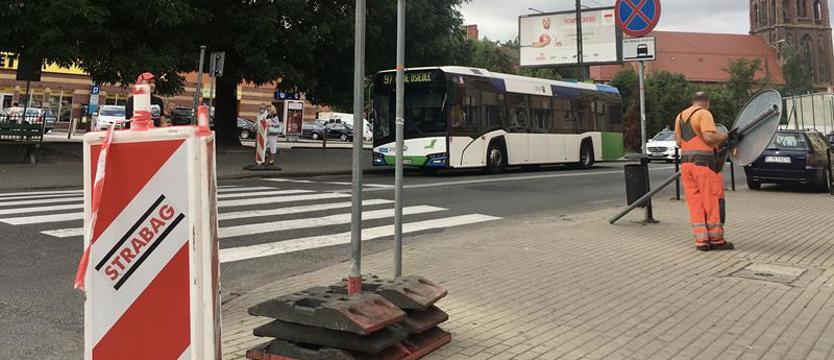 Prace drogowe na ul. Anieli Krzywoń