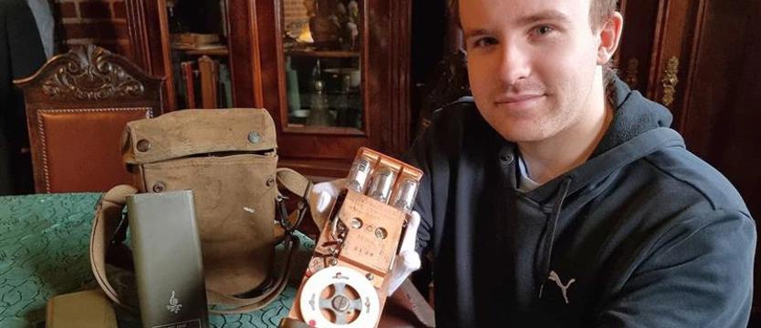 Odbiornik z kolekcji cichociemnego w Forcie Gerharda