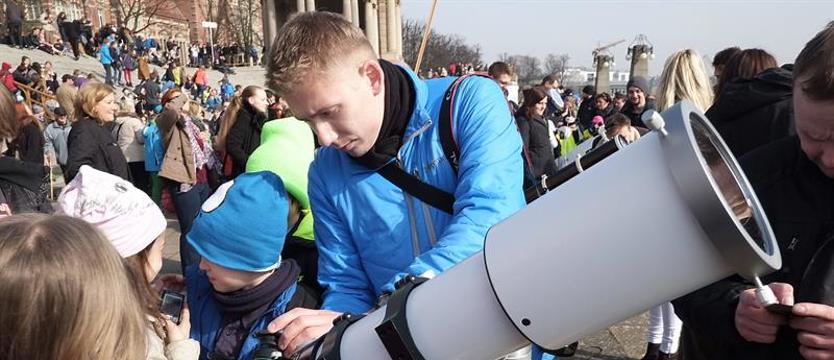 Zaćmienie Słońca z Wałów Chrobrego