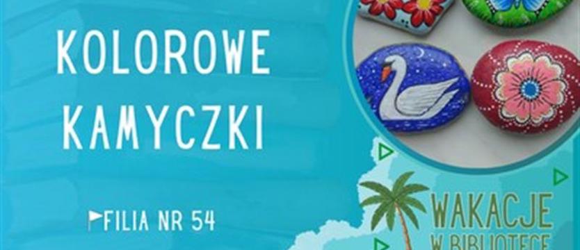 Warsztaty plastyczne w MBP. Zabawa w zdobienie kamyczków