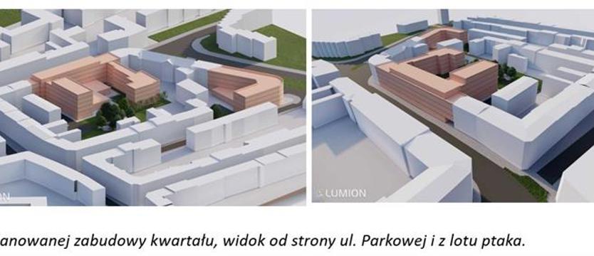 Parkowa z nowym parkiem