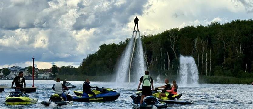 Flyboard nad Dziwną