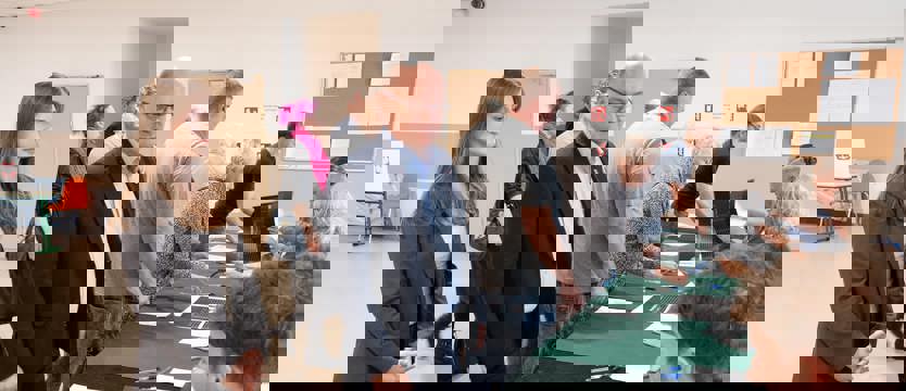 Prezydent Szczecina Piotr Krzystek już po głosowaniu