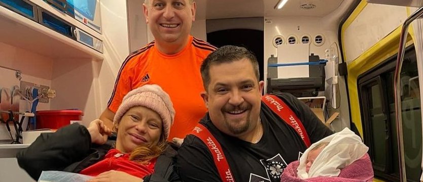 Maluch spieszył się na świat. Poród odebrali ratownicy medyczni