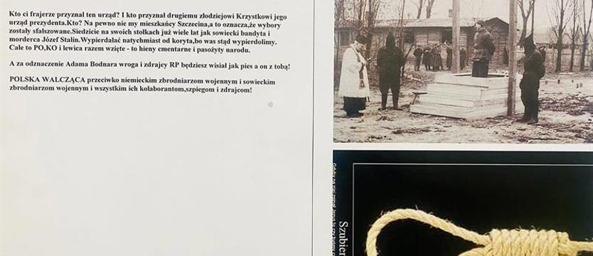 „Egzekutor 2020” wysłał maila marszałkowi Geblewiczowi. „Będziesz wisiał jak pies”