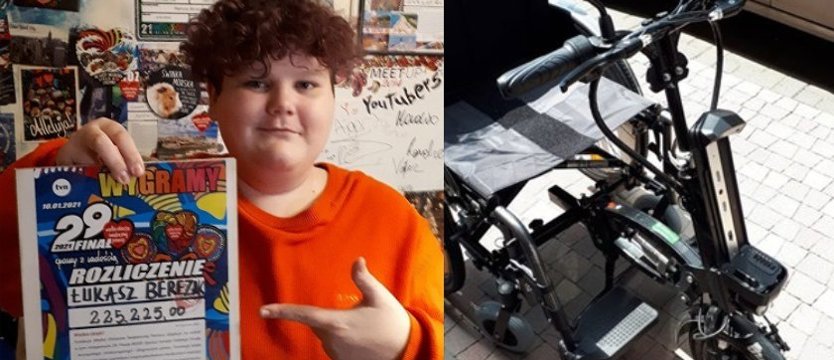 Okradziono Łukasza Berezaka. Złodziej odebrał mu możliwość wyjścia z domu