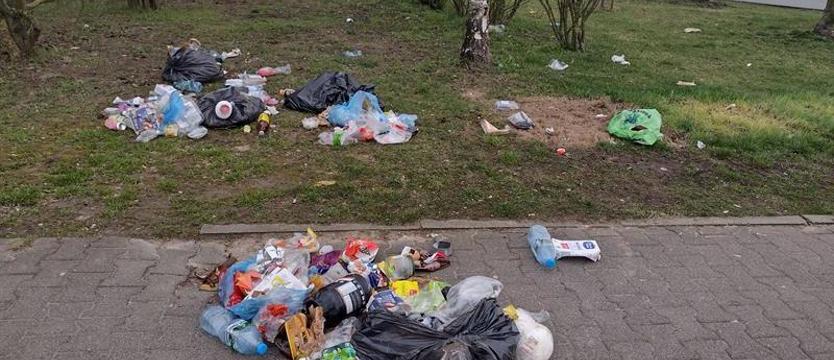 Dzikie wysypiska wokół kontenerów. Problem występuje w całym Szczecinie
