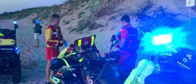 W Łazach rozjuszony łoś zaatakował plażowicza