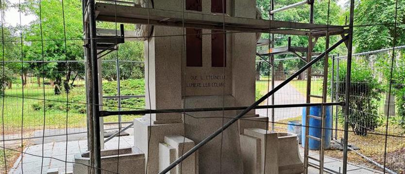 Renowacja na cmentarzu wojennym w Stargardzie