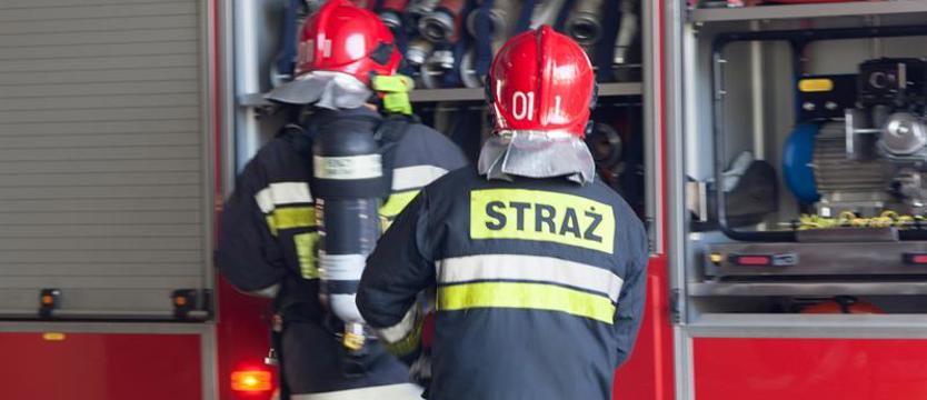 Pożar mieszkania w Gryfinie