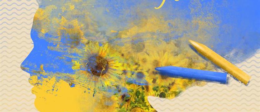 Pomaluj mój świat na żółto i na niebiesko. Gwiazdy dla Ukrainy