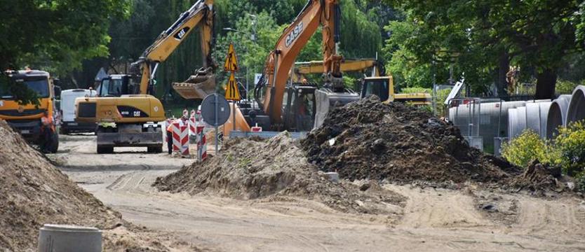 Trwa przebudowa ulicy Bożeny w Szczecinie