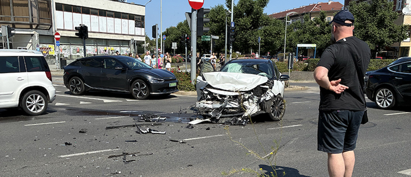 Zderzenie na pl. Żołnierza Polskiego