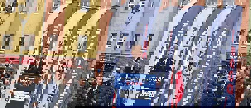 Mentzen odwiedził Stargard. Na rynku były tłumy