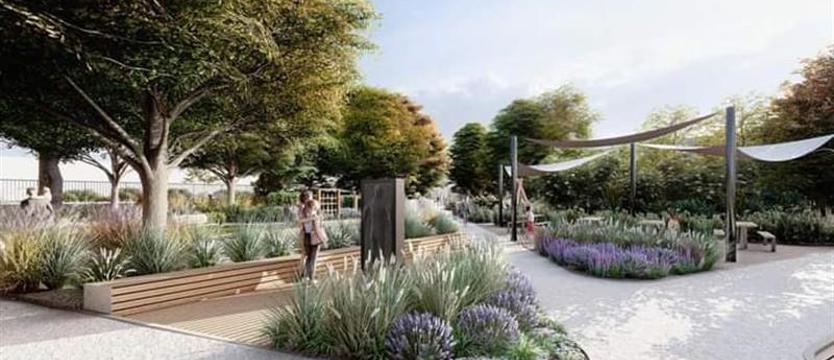 „Ogród Zmysłów" w budowie