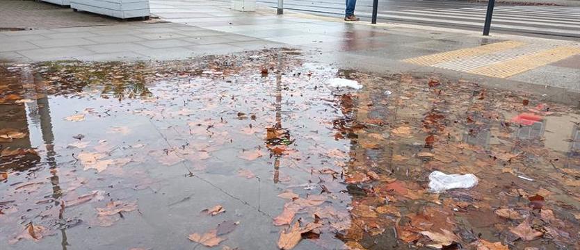 Dla pieszych pozostał skrawek chodnika