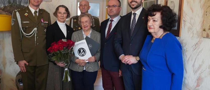 Urodziny major Janiny Ostrowskiej-Kin. Walczyła w powstaniu, zamieszkała w Szczecinie