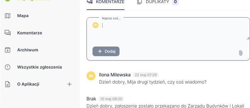 Problemy z aplikacją ALERT