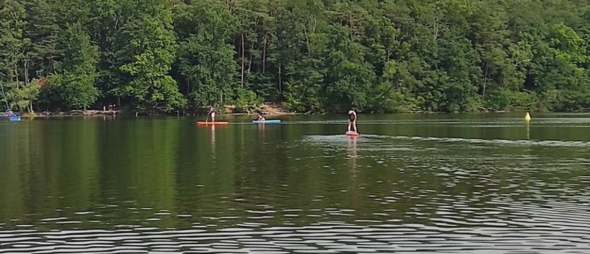 Wodna rekreacja na Głębokiem