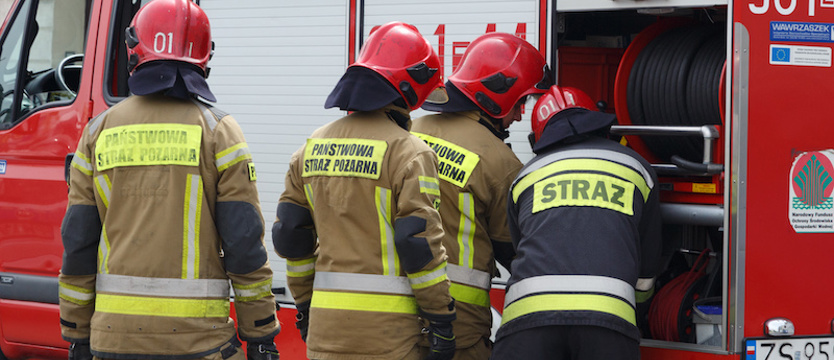 Pożar domu w Czerninie k. Kołobrzegu