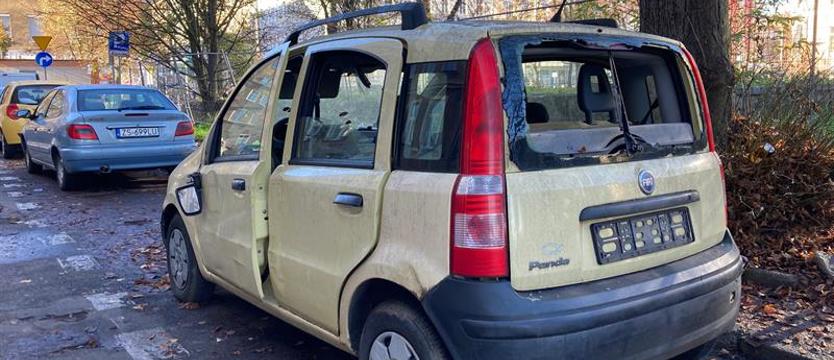 Wrakiem zajmie się straż