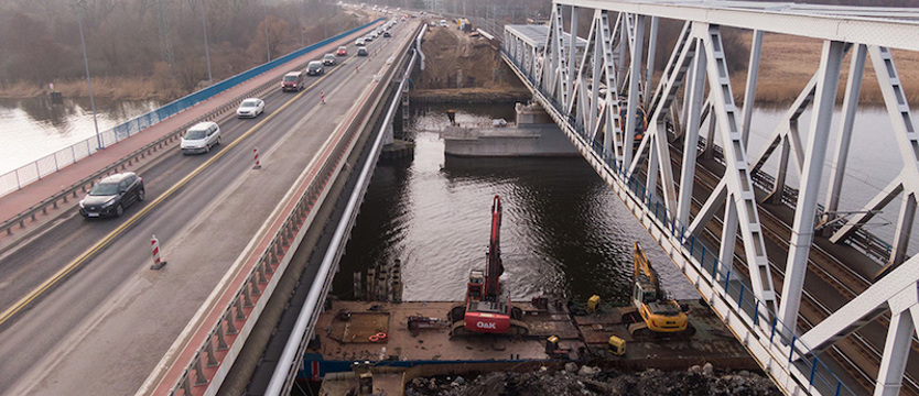 Węzeł Granitowa. Znika stary most I Armii Wojska Polskiego
