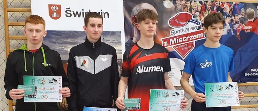 Tenis stołowy. Wojewódzki Turniej Kwalifikacyjny w Świdwinie