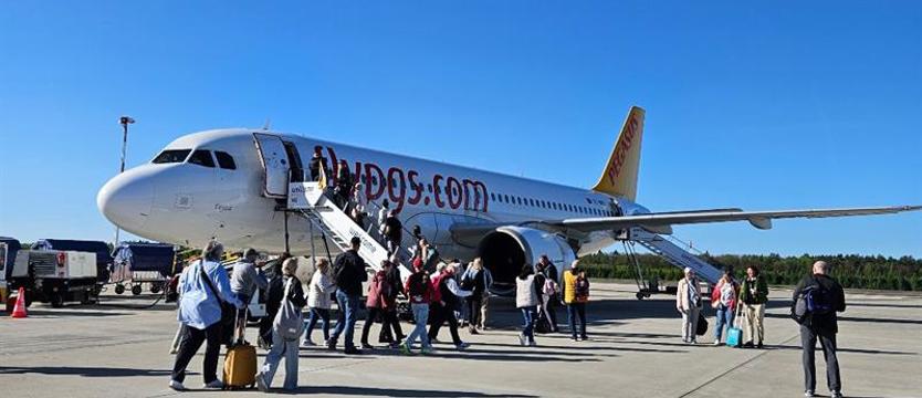 Wystartowały wakacyjne loty czarterowe z Goleniowa. Pierwszy rejs do Turcji