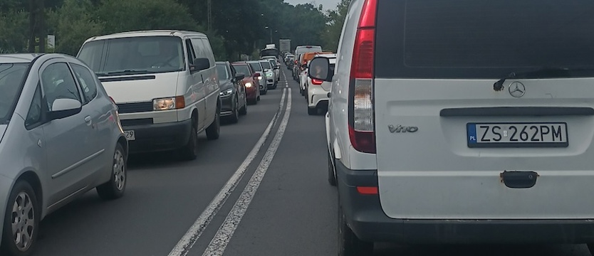 Ogromne korki w kierunku Polic