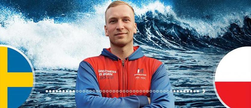 Chciał pokonać Bałtyk, spróbuje ponownie za rok. Przerwał próbę, ale wygrał dla dzieci