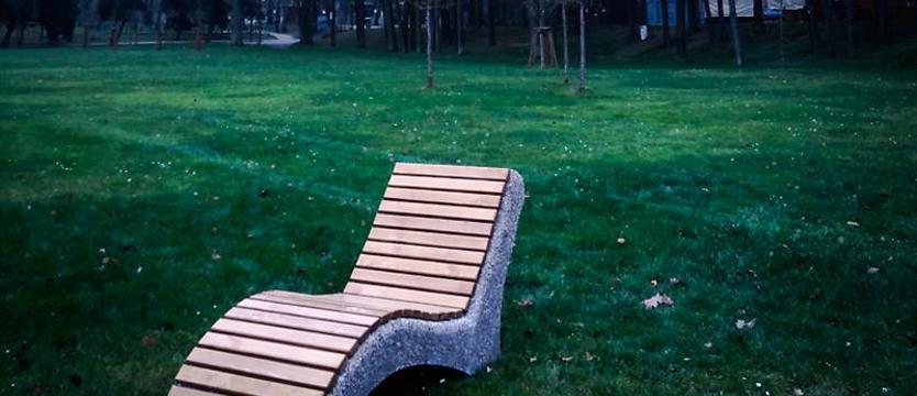 Leżaki na szczecińskiej Arkonce