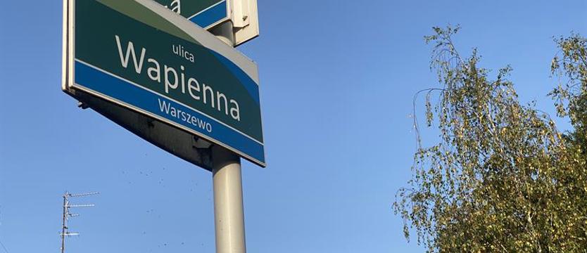 Prace na ul. Wapiennej