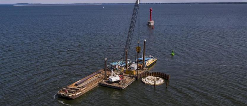 Po wypadku na Zalewie Szczecińskim. Trwa remont III Bramy Torowej