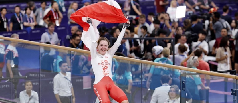 Paryż: kolarstwo torowe - Daria Pikulik srebrną medalistką w omnium
