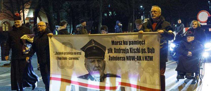 Marsz pamięci "Żołnierzy Wyklętych" na ulicach Szczecina