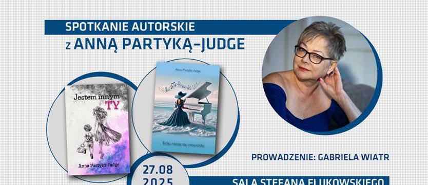 Spotkanie autorskie z Anną Partyką-Judge w Książnicy Pomorskiej