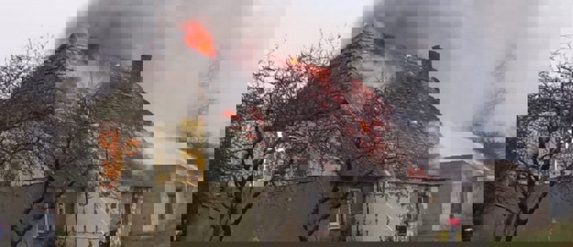 Ogień zabrał im dom. Dramat rodziny z powiatu gryfickiego