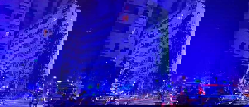 Nocny pożar "Ornamentu"