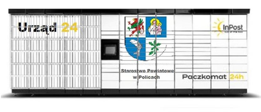 Tablica rejestracyjna z... paczkomatu