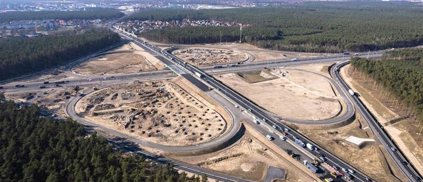 Wyleją asfalt na węźle Szczecin Kijewo. Będą utrudnienia