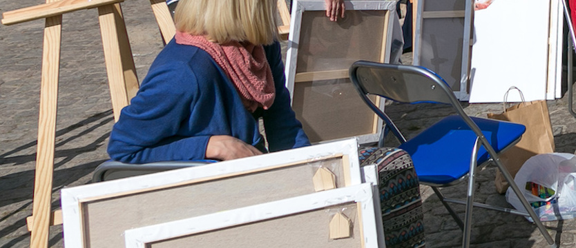 Plener malarski na Łasztowni. Twórcze spotkania artystów