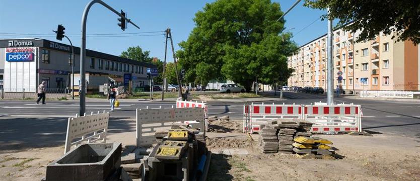 Rozpoczęła się modernizacja skrzyżowania w Dąbiu