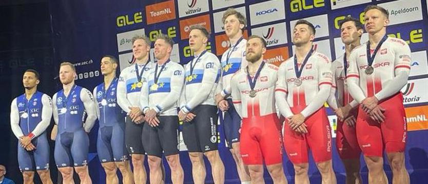 Kolarstwo. Mistrzostwa Europy na torze w Apeldoorn. Brąz Macieja Bieleckiego!