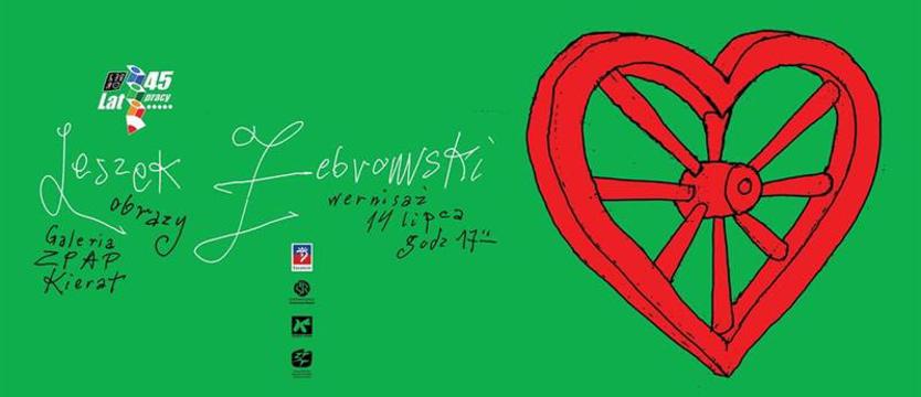 Wystawa obrazów Leszka Żebrowskiego w Galerii Kierat