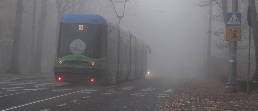 Gęsta mgła w Zachodniopomorskiem