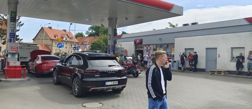 W Stargardzie protestowali przeciwko wysokim cenom paliw