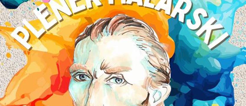 Plener malarski w Policach. W Parku Staromiejskim