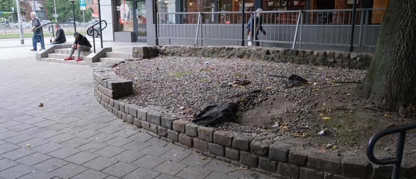 Niechlujne centrum Szczecina