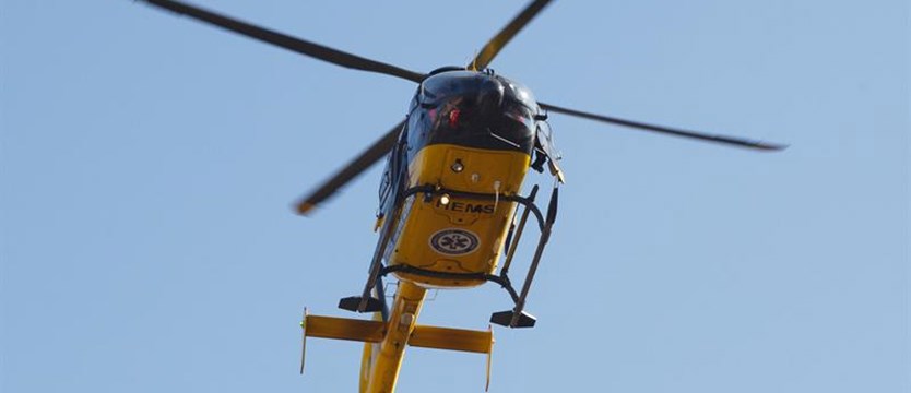 Awaryjne lądowanie śmigłowca LPR pod Goleniowem
